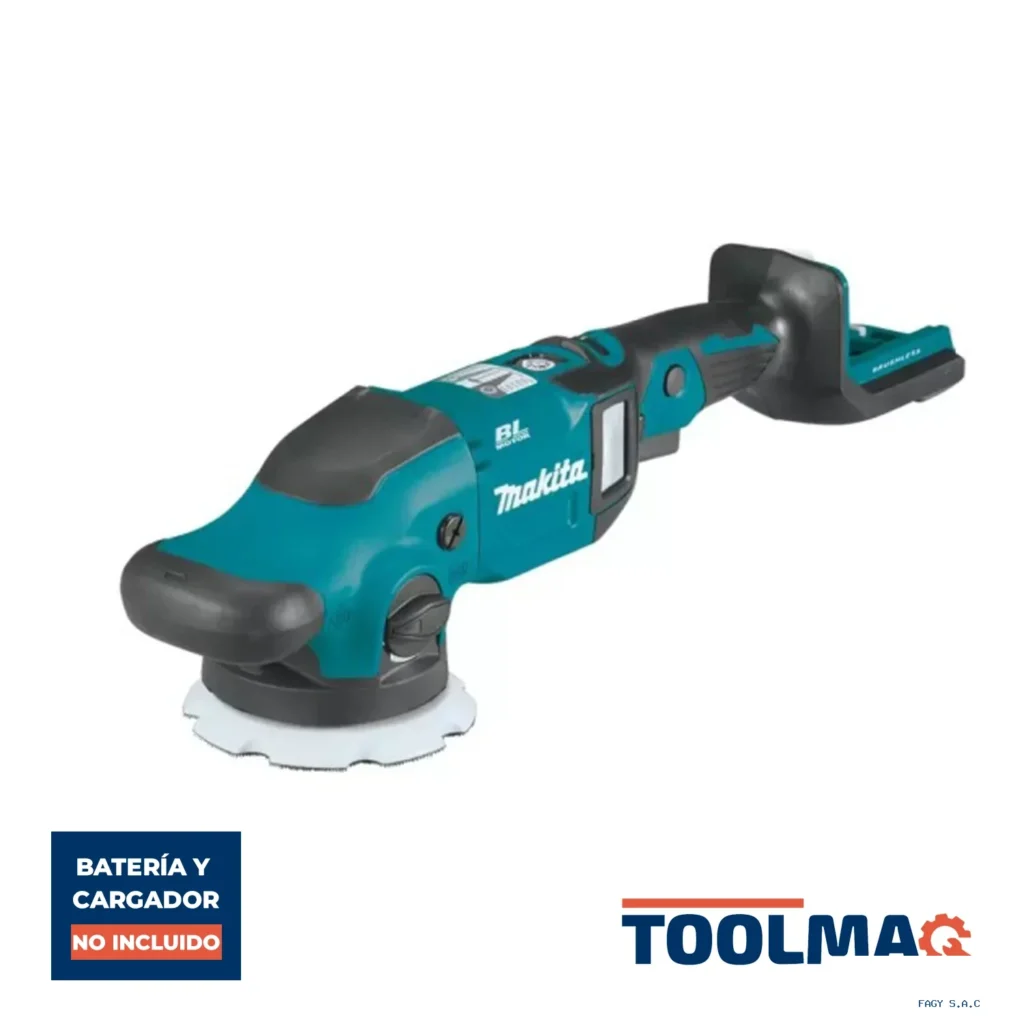 Pulidora Orbital Aleatoria 5" 18V LXT BL-XPT Baretool (Sin Baterías / Sin Cargador) Makita DPO500Z