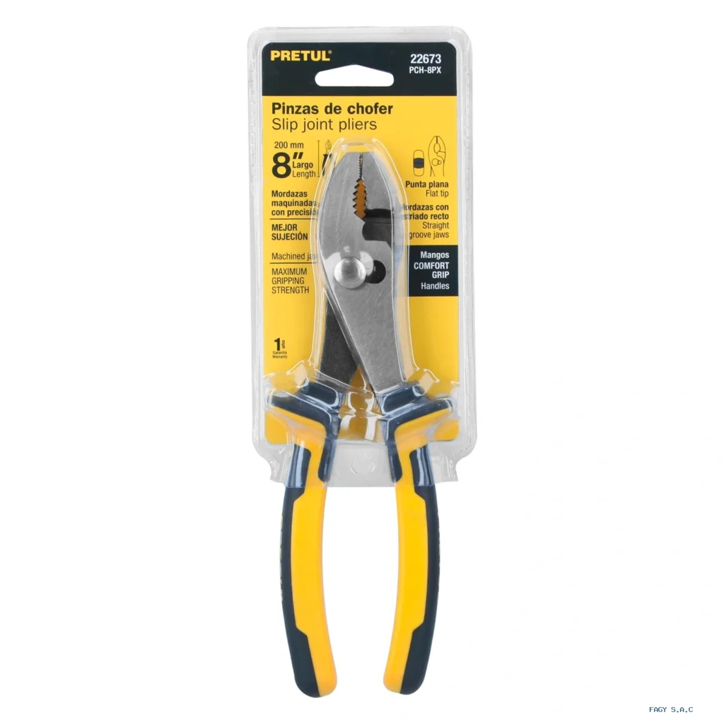 Alicate pinza de chofer 8" mango Comfort Grip, Pretul 22673