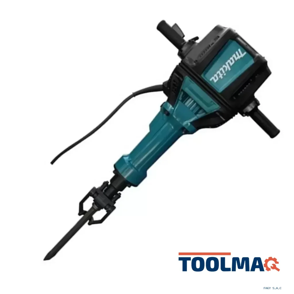 Martillo Rompe pavimento Hex 28.6mm 2000W 62 Joules 29.4Kg Makita HM1802