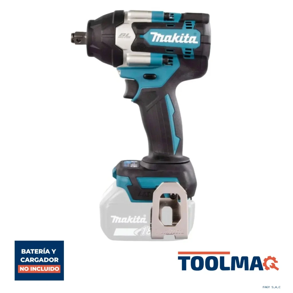 Llave de Impacto 1/2" 18V LXT BL 700Nm Baretool Makita DTW700Z
