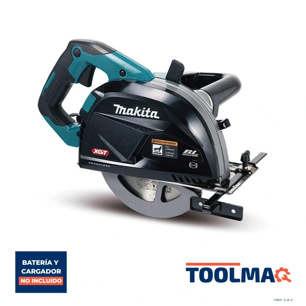 Cortadora Circular de Metal 7 1/4" XGT 40Vmax Cap. Corte 2 5/8" BL-F.E.-AFT-XPT Sin Baterias Makita CS002GZ