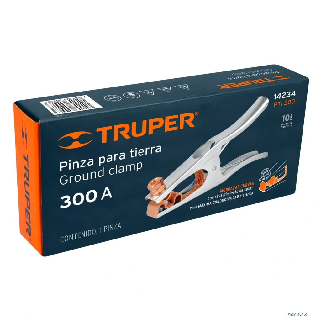 Alicate pinza para tierra de 300 A, Truper 14234