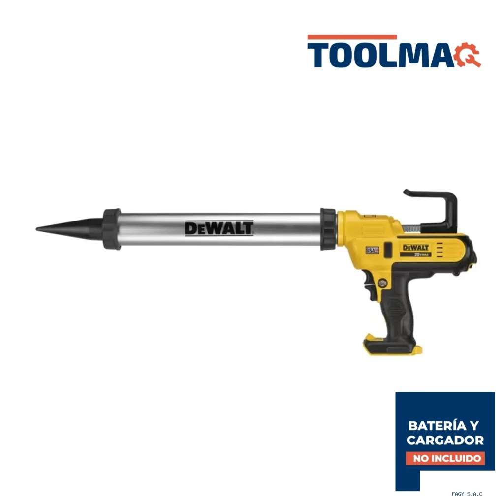 Pistola Calafateadora 20V 600 ml Baretool Dewalt DCE580B
