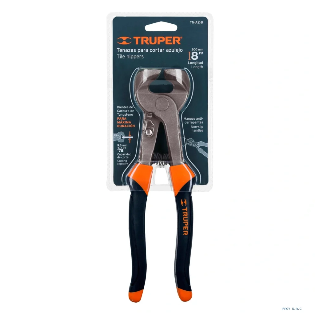 Tenaza 8" para azulejo, Truper 17382