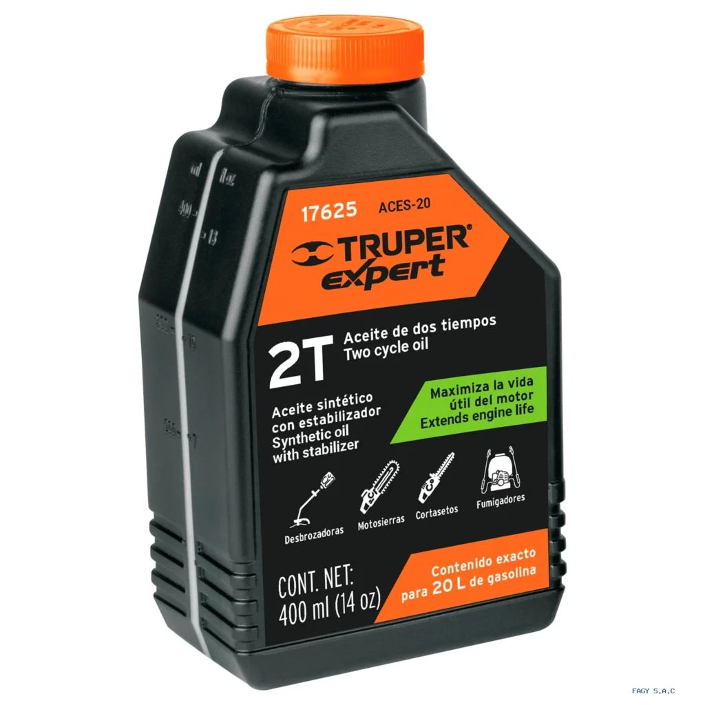 Aceite sintético para motor de 2 tiempos, 400 ml 17625