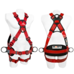 Arnes de 4 argollas dielectrico con soporte lumbar Insafe IN 8009-1ML-P