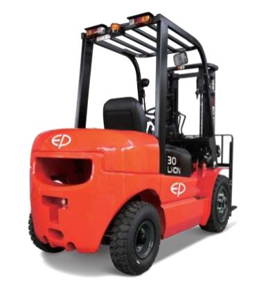 Montacarga eléctrica EP-EFL302-3TN con batería de litio 280 AH