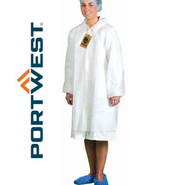 Bata de PP para visitas D118