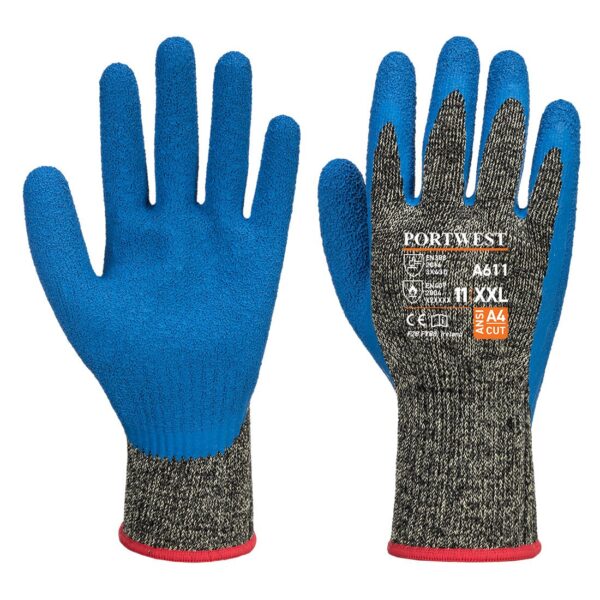 Guante látex anti-corte Aramid HR A611
