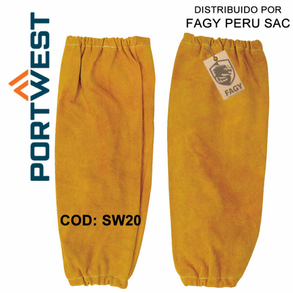 Manguitos de cuero para soldadura SW20